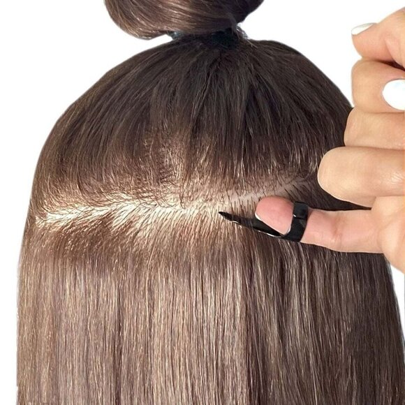 Hair Extension C Needles Bead Opnr Closr Plier Scissor Hair Parting Clippers Kit - Picture 5 of 8